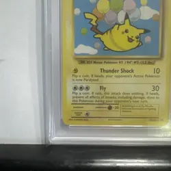 Pokemon TCG Flying Pikachu Evolutions Card 110/108 Regular Secret Rare PSA 8 - Image 5
