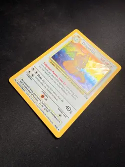 Pokemon Dragonite 4/62 Fossil Holo Rare 1999 100 HP Card Wizards of the Coast - Image 3