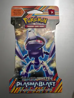 Pokemon Black & White Plasma Blast 2013 Sleeved Booster Pack Genesect Art 3 - Image 1