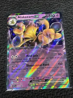 Pokemon TCG 151 Alakazam EX Collection Promo Card #050 - Image 1