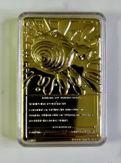 1999 Burger King Pokemon Poliwhirl 23K Gold-Plated Pokemon Card Complete - Image 3