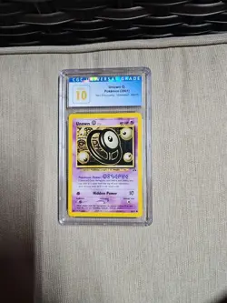 Pokemon TCG: Unown O (2001) Neo Discovery #69 CGC 10 Pristine - Image 1