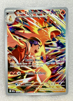 Pokemon TCG Ethan's Typhlosion Destined Rivals Illustration Rare Card 190/182 - Image 1