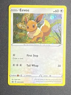 Eevee SWSH095 – Sword & Shield Promo Pokemon Card – Holo Near Mint (NM) - Image 1
