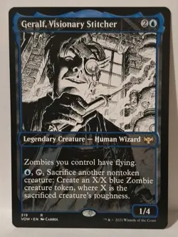 MTG Geralf, Visionary Stitcher x1 Innistrad Crim- Vow Regular NM/PFresh! - Image 1
