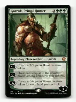 Garruk, Primal Hunter Commander 2021 #190 Mythic - Image 1