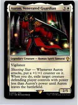 Magic the Gathering Auron, Venerated Guardian Final Fantasy Commander MTG - Image 1