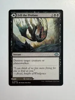 Fell the Profane 244 MTG Modern Horizons 3 - Image 1