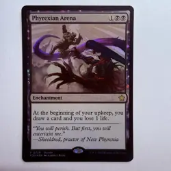 Magic The Gathering Mtg Phyrexian Arena Foil Foundations Near Mint Rare - Image 1