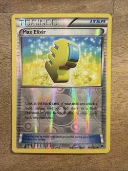 Reverse Holo Max Elixir 102/122 XY - BREAKpoint Uncommon Pokemon TCG Card - Image 1
