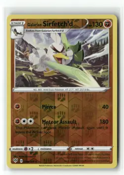 Galarian Sirfetch'd (Cracked Ice holo) 98/189 Holo Deck Exclusives Pokemon NM - Image 1