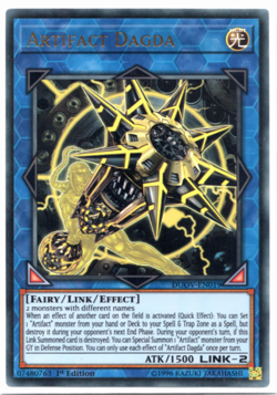 Artifact Dagda - DUOV-EN019 - Ultra Rare - 1st Edition Yugioh - Image 1