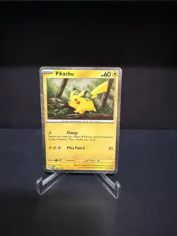 Pokemon Pikachu TCG Confetti Holo Card 002/015 McDonald's 2024 Promos - Image 1
