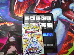 HEAVY! GOD PACKUU SIRUU 21.64g Prismatic Evolutions Pokemon Booster - Image 1