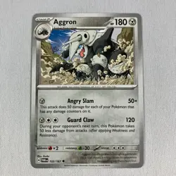 Aggron 122/167 Uncommon Twilight Masquerade Pokemon Near Mint - Image 1