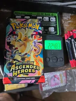 VERY HEAVY!!SIRUU22.483G Pokemon Ascended Heroes Booster Pack Factory Sealed - Image 1