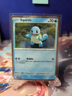 Scarlet and Violet 151 Pokemon Squirtle SVP 048 SVP Black Star Promo TCG - Image 1