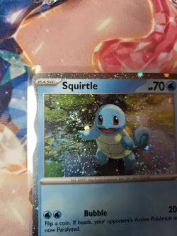 Squirtle svp 048 Cosmos Holo Promo Pokemon 151 With SWIRL - Image 3