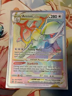 Pokemon Arceus VSTAR Secret Rare Brilliant Stars 176/172 - Image 1