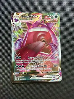 2021 Pokemon Gengar VMAX Gigantamax 157/264 Full Art Fusion Strike - Image 1