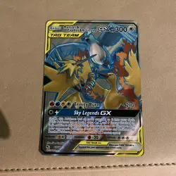 Pokemon Sun & moon Moltres & Zapdos & Articuno GX 66/68 66 Hidden Fates MINT - Image 1