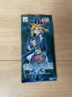 Yugioh LEGEND OF BLUE EYES WHITE DRAGON BOOSTER PACK JAPANESE VINTAGE OCG 2000 - Image 2