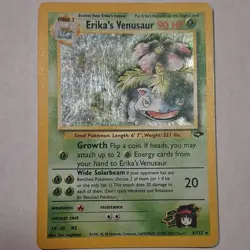 Erika's Venusaur 4/132 - Holo Rare Gym Challenge Unlimited Pokemon TCG WOTC - Image 2