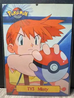 1999 Topps Pokemon TV Animation Edition TV 3 Misty Pokemon Non Holo - Image 1