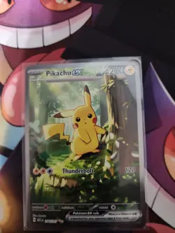 Pikachu EX 276/217 SIR Full Art Pokemon Card NM Ascended Heroes - Image 1