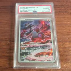 2023 POKEMON PAR EN-PARADOX RIFT ILLUSTRATION RARE #199 GROUDON PSA 10 - Image 3