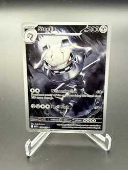 Pokemon Mega Evolution Steelix Holo #150/132 Illustration Rare NM TCG - Image 1