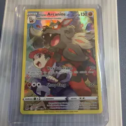 Hisuian Arcanine ⭐ TG08/TG30 Holo Lost Origin Trainer Gallery Pokemon NM - Image 1