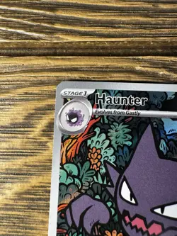 2025 Pokemon MEP EN Haunter #027 Illustration Rare Promo Spooky Shot NM - Image 3