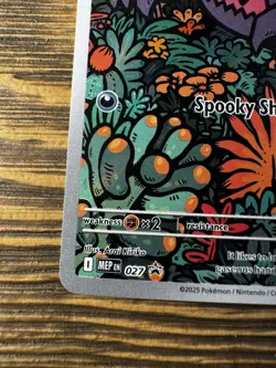 2025 Pokemon MEP EN Haunter #027 Illustration Rare Promo Spooky Shot NM - Image 4