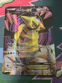 Giratina EX Ultra Rare 124/124 Full Art Holo Dragons Exalted 2012 Pokemon TCG - Image 1