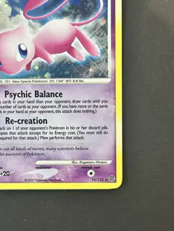 Mew Lv 40 Holo Rare 15/132 Secret Wonders Pokemon - Image 4