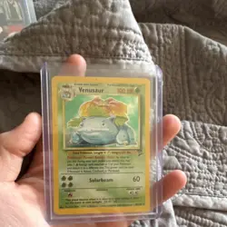 Pokemon Venusaur 15/102 Base Set Holo Rare English 100 HP Solarbeam - Image 1