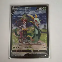 Pokemon Serperior V TG13/TG30 Silver Tempest Full Art Holo Ultra Rare 210 HP - Image 1