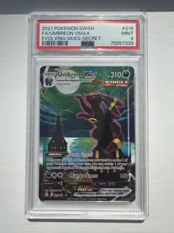 Pokemon Evolving Skies Umbreon VMAX 215/203 PSA 9 - Image 1