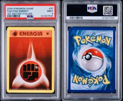 POKEMON PSA 9 ENERGIA FIGHTING 97/102 SET BASE 1st EDIZIONE ITALIANO 2000! - Image 3