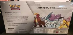 Pokemon TCG Legends of Johto Pin Collection Box - New Sealed (9 Packs, 3 Pins) - Image 2