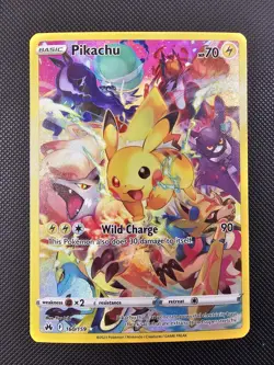 Pokemon TCG Pikachu Crown Zenith Secret Rare Holo 160/159 2023 NM - Image 1