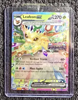 Leafeon ex 006/131 Holo Promo Prismatic Evolutions Pokemon Sealed SP - Image 3