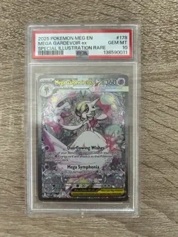 Pokemon Mega Gardevoir ex 178/132 Special Illustration Rare Holo PSA 10 2025 - Image 1