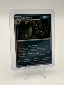 Pokemon Umbreon 059/131 Sv Prismatic Evolutions Prerelease Rare Holo 110 HP - Image 1
