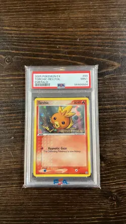 2005 Pokemon EX Torchic Reverse Foil EX Emerald PSA 9 - Image 1