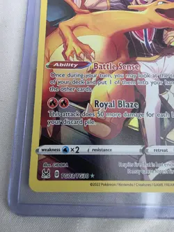 Pokemon TCG Charizard TG03/TG30 Swsh11: Lost Origin Trainer Gallery Holo - Image 4