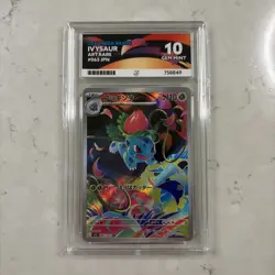 Pokemon Mega Brave Ivysaur 65/63 AR GEM MINT ACE 10 - Image 1