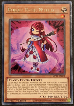 Yugioh! - Ruddy Rose Witch - MP22-EN061 - Rare - 1st Ed. - NM/M - Image 1