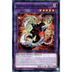 LEDD-ENB29 Chimeratech Rampage Dragon 1st Edition Ultra Rare NM YuGiOh TCG - Image 1